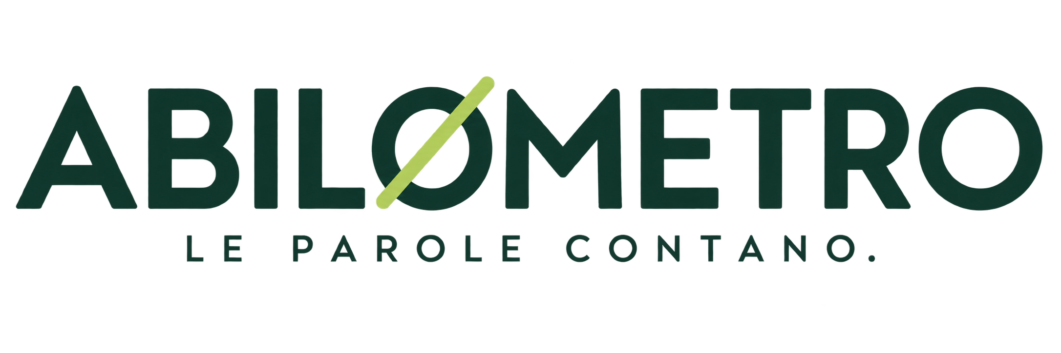 ABILØMETRO — Le parole contano.